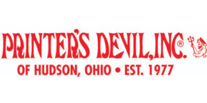 Printer's Devil, Inc of Hudson, Ohio. Est. 1977 logo